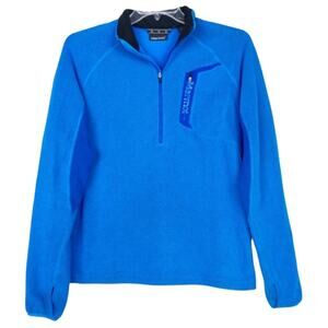 Marmot Blue Half Zip Pullover Sweater Sz M